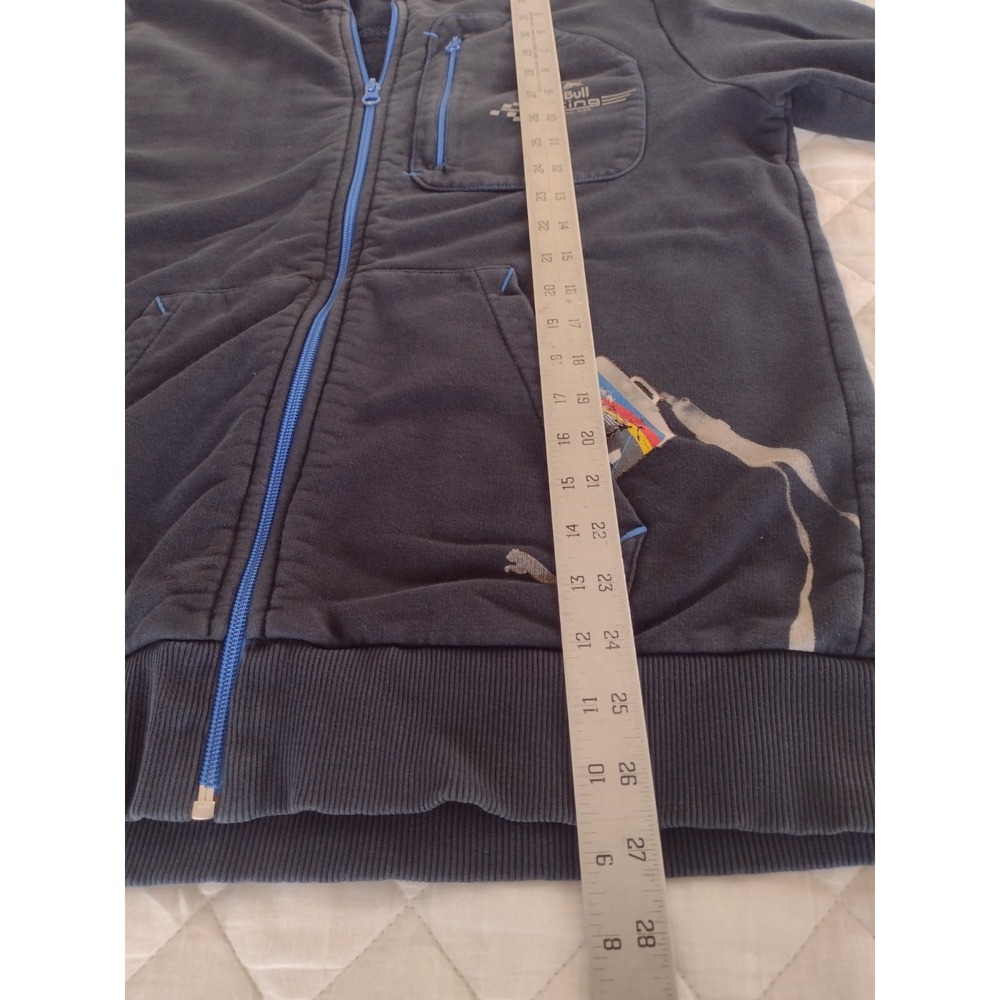Red Bull Racing Puma Sweatshirt Jacket Full Zip Mens Sz M Blue Formula 1 F1 - Picture 9 of 9